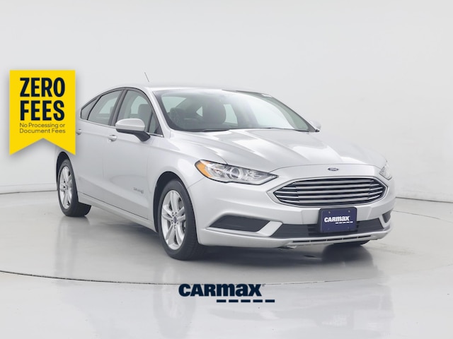 Silver 2018 Ford Fusion Hybrid Sedan Front-Wheel Drive Automatic