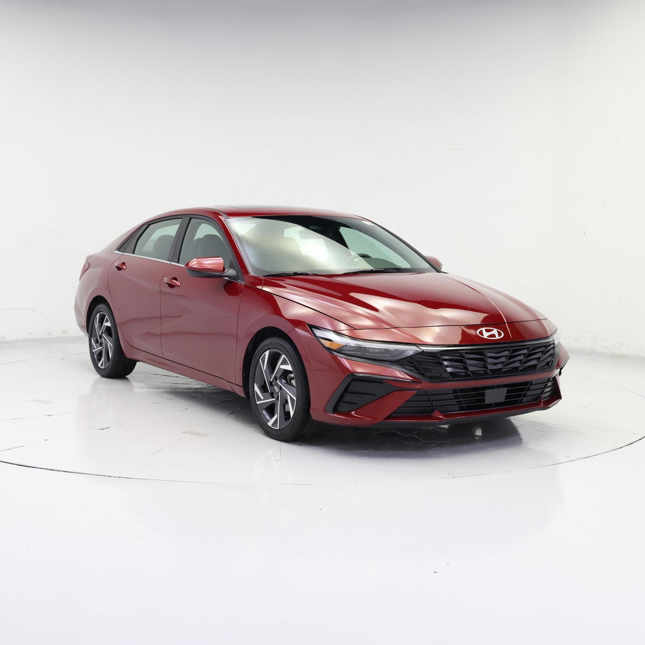 Red 2025 Hyundai Elantra Sedan Front-Wheel Drive Automatic