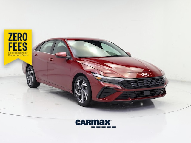 Red 2025 Hyundai Elantra Sedan Front-Wheel Drive Automatic