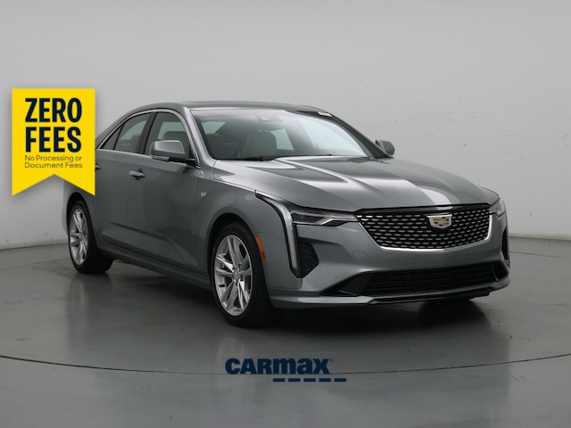 Silver 2024 Cadillac CT4 Sedan Rear-Wheel Drive Automatic