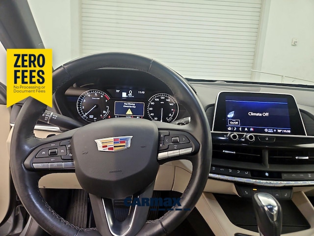 Silver 2024 Cadillac CT4 Sedan Rear-Wheel Drive Automatic