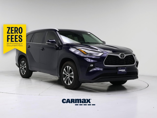 Blue 2025 Toyota Highlander SUV / Crossover Front-Wheel Drive Automatic