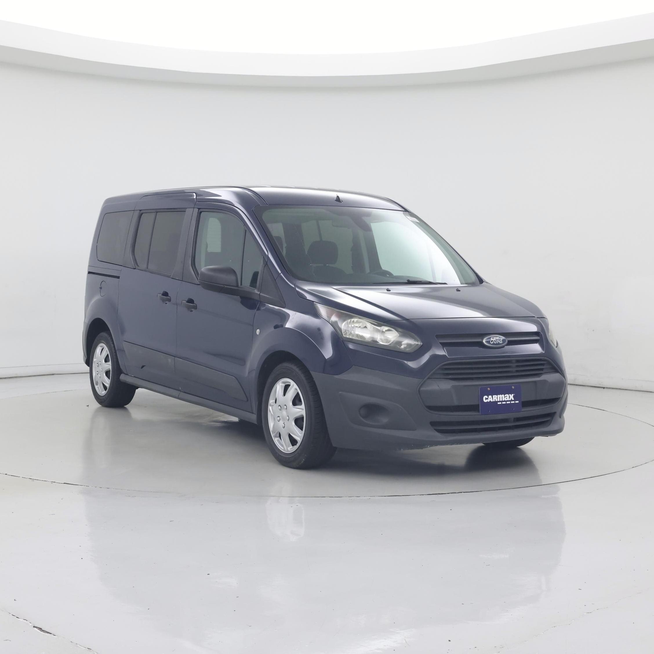 Blue 2018 Ford Transit Connect Van Front-Wheel Drive Automatic