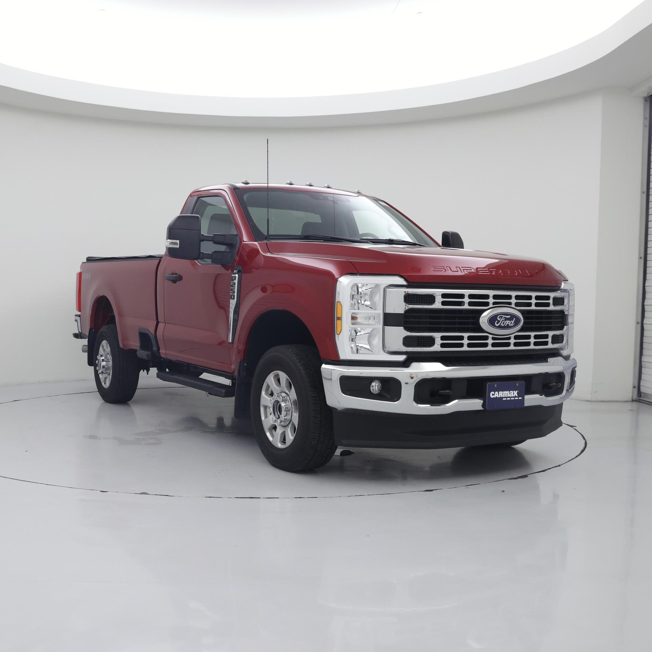 Red 2024 Ford F-250 Super Duty Pickup Truck Four-Wheel Drive Automatic
