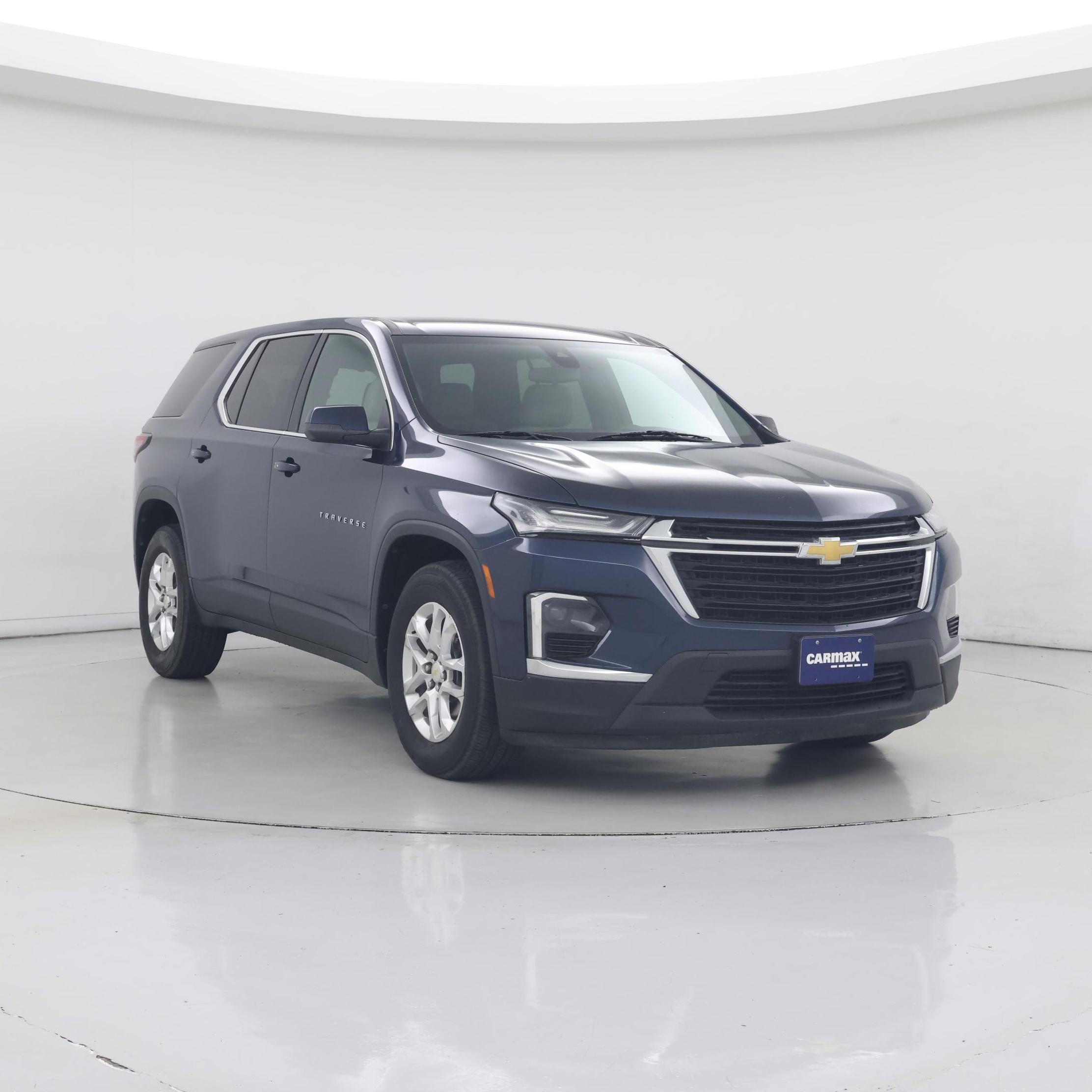 Blue 2022 Chevrolet Traverse SUV / Crossover Front-Wheel Drive Automatic
