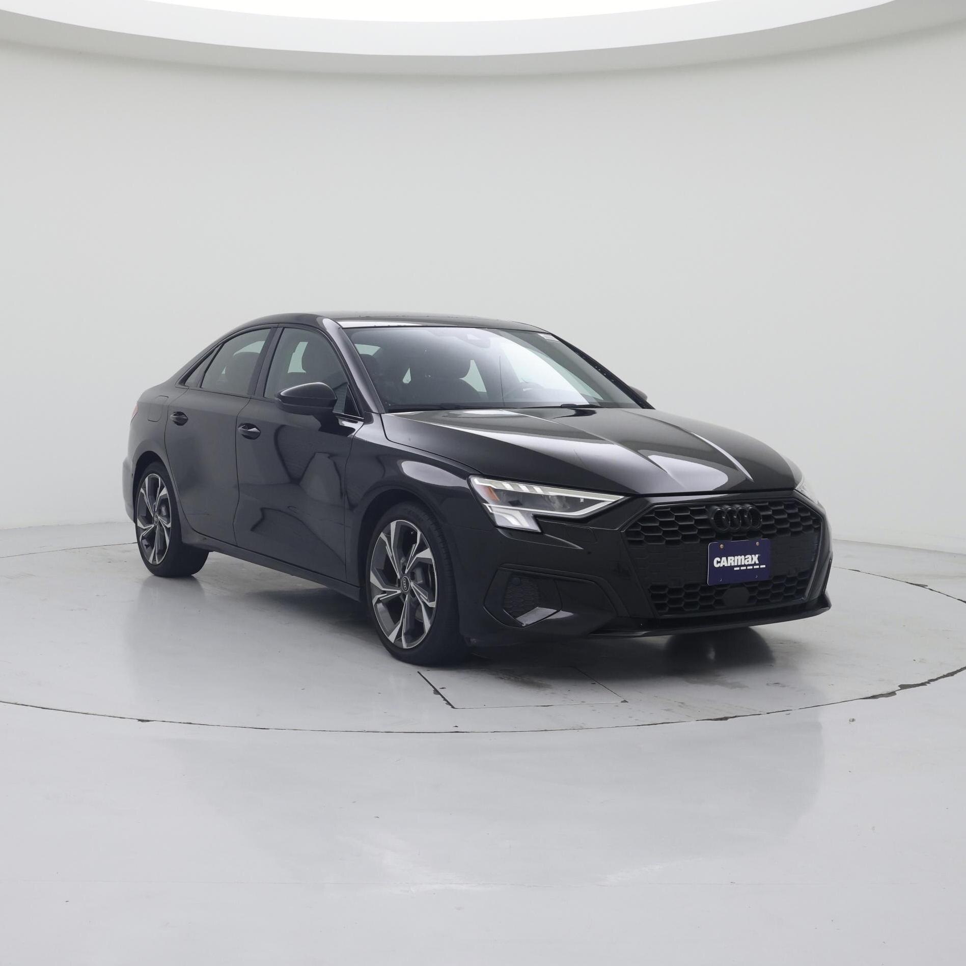 Black 2023 Audi A3 Sedan Front-Wheel Drive Automatic