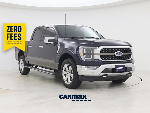 Blue 2023 Ford F-150 Pickup Truck Four-Wheel Drive Automatic