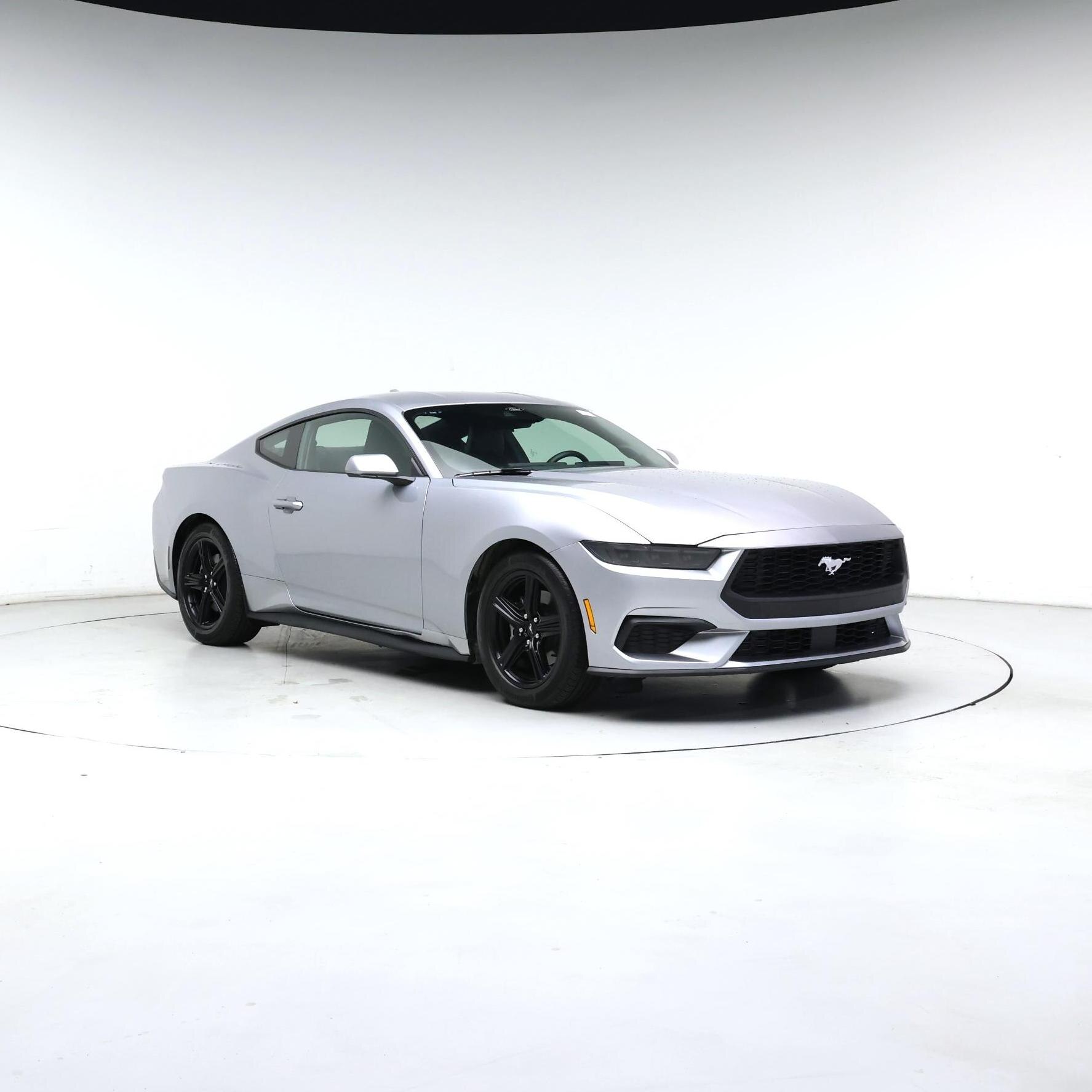 Silver 2026 Ford Mustang Coupe Rear-Wheel Drive Automatic