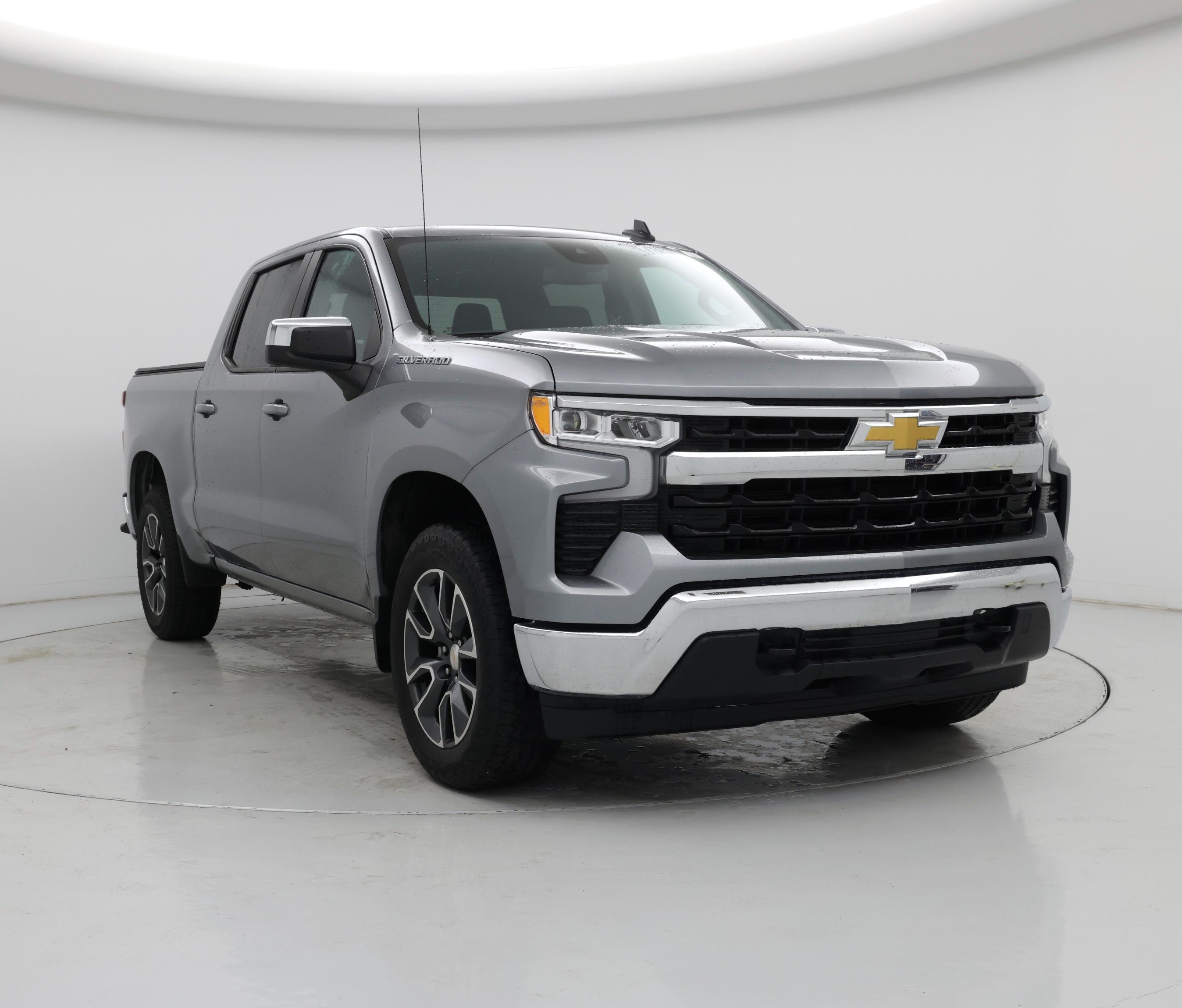 Gray 2024 Chevrolet Silverado 1500 Pickup Truck Four-Wheel Drive Automatic
