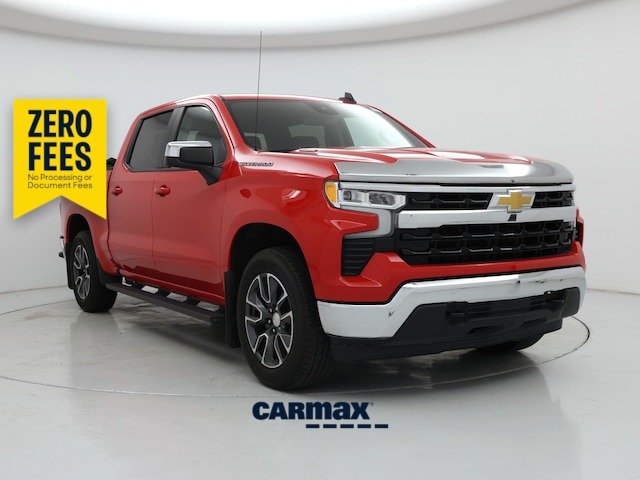 Red 2024 Chevrolet Silverado 1500 Pickup Truck Four-Wheel Drive Automatic
