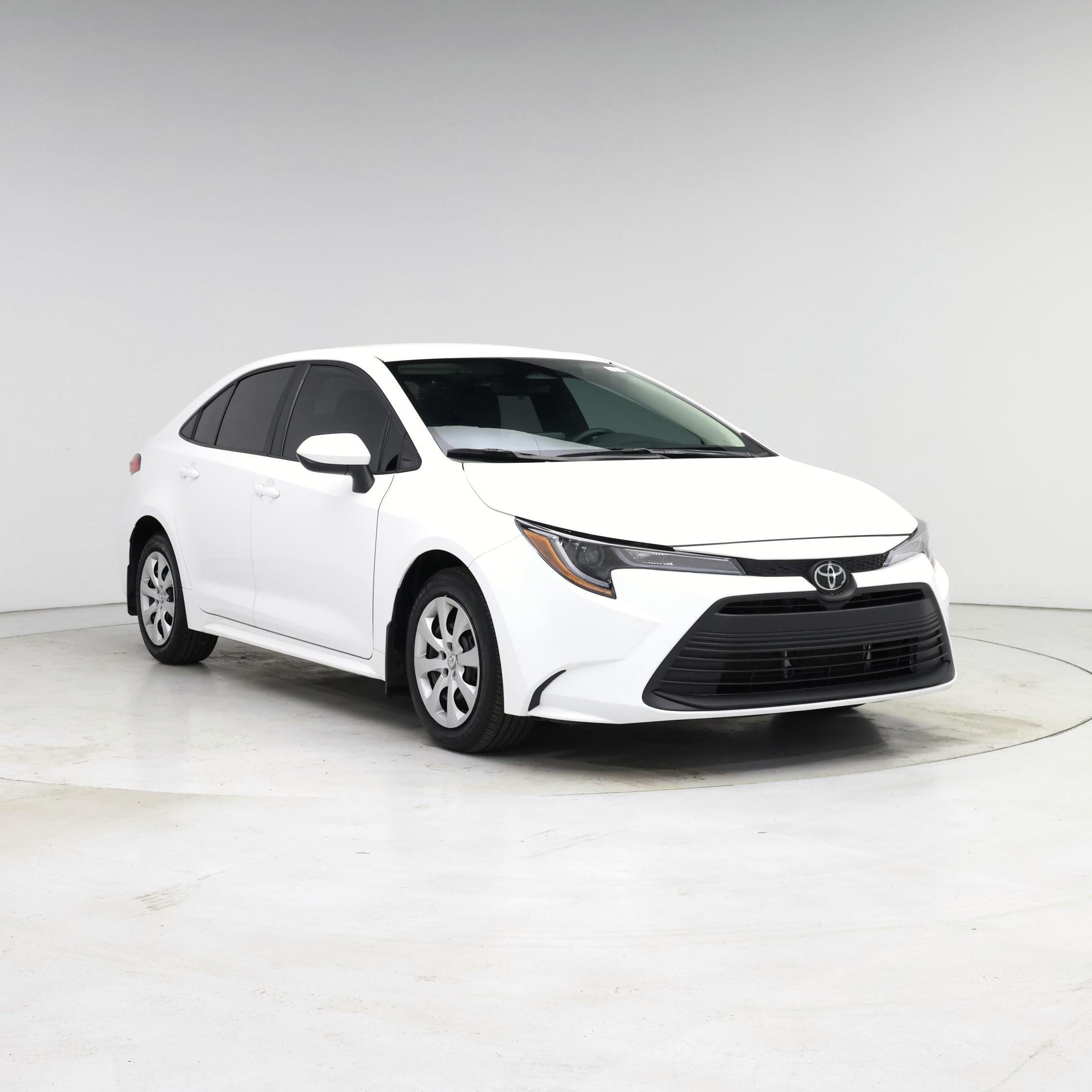 White 2025 Toyota Corolla Sedan Front-Wheel Drive Automatic