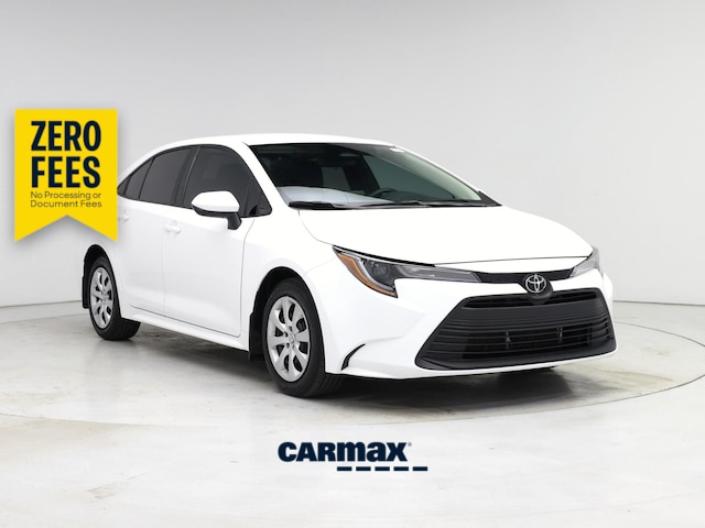 White 2025 Toyota Corolla Sedan Front-Wheel Drive Automatic