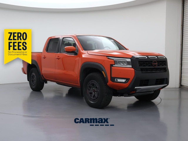 Orange 2025 Nissan Frontier Pickup Truck Four-Wheel Drive Automatic