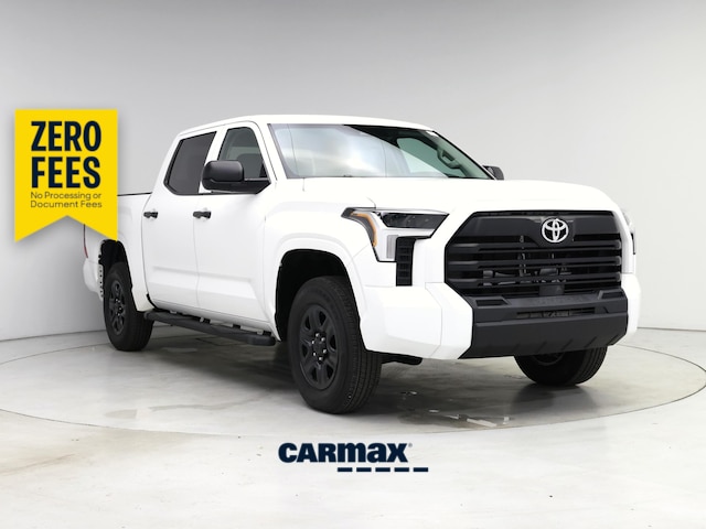 White 2023 Toyota Tundra Pickup Truck Four-Wheel Drive Automatic