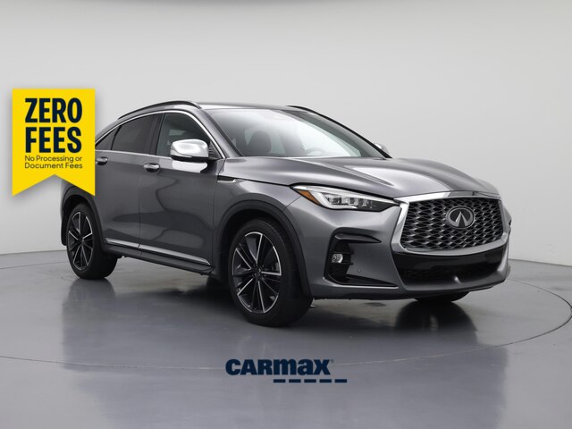 Gray 2023 INFINITI QX55 SUV / Crossover All-Wheel Drive Automatic