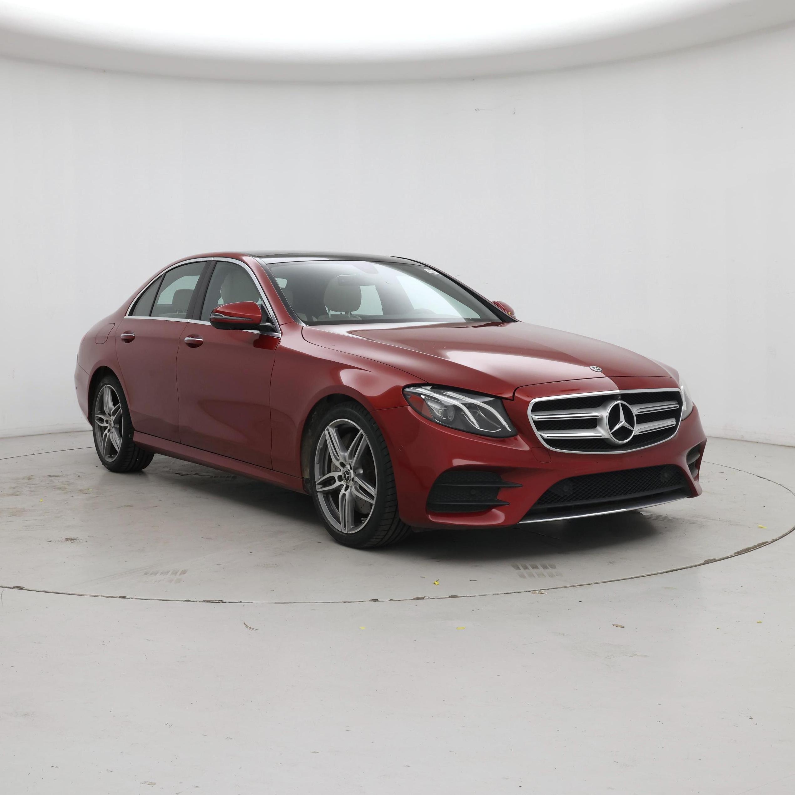 Red 2019 Mercedes-Benz E-Class Sedan All-Wheel Drive Automatic