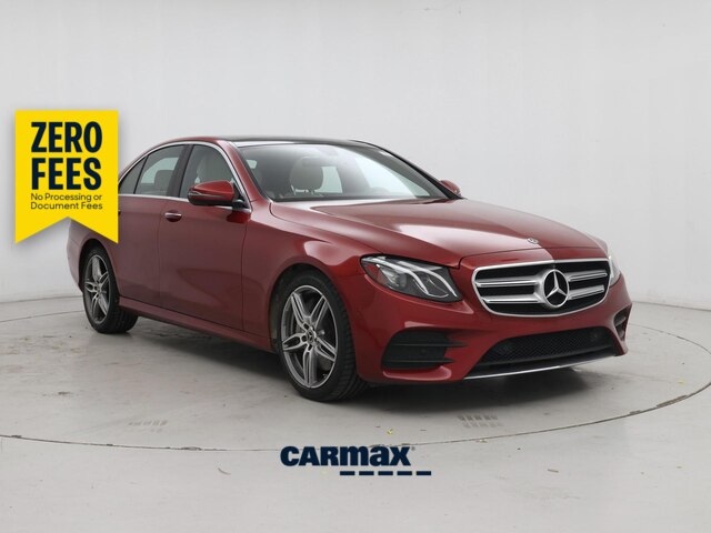 Red 2019 Mercedes-Benz E-Class Sedan All-Wheel Drive Automatic