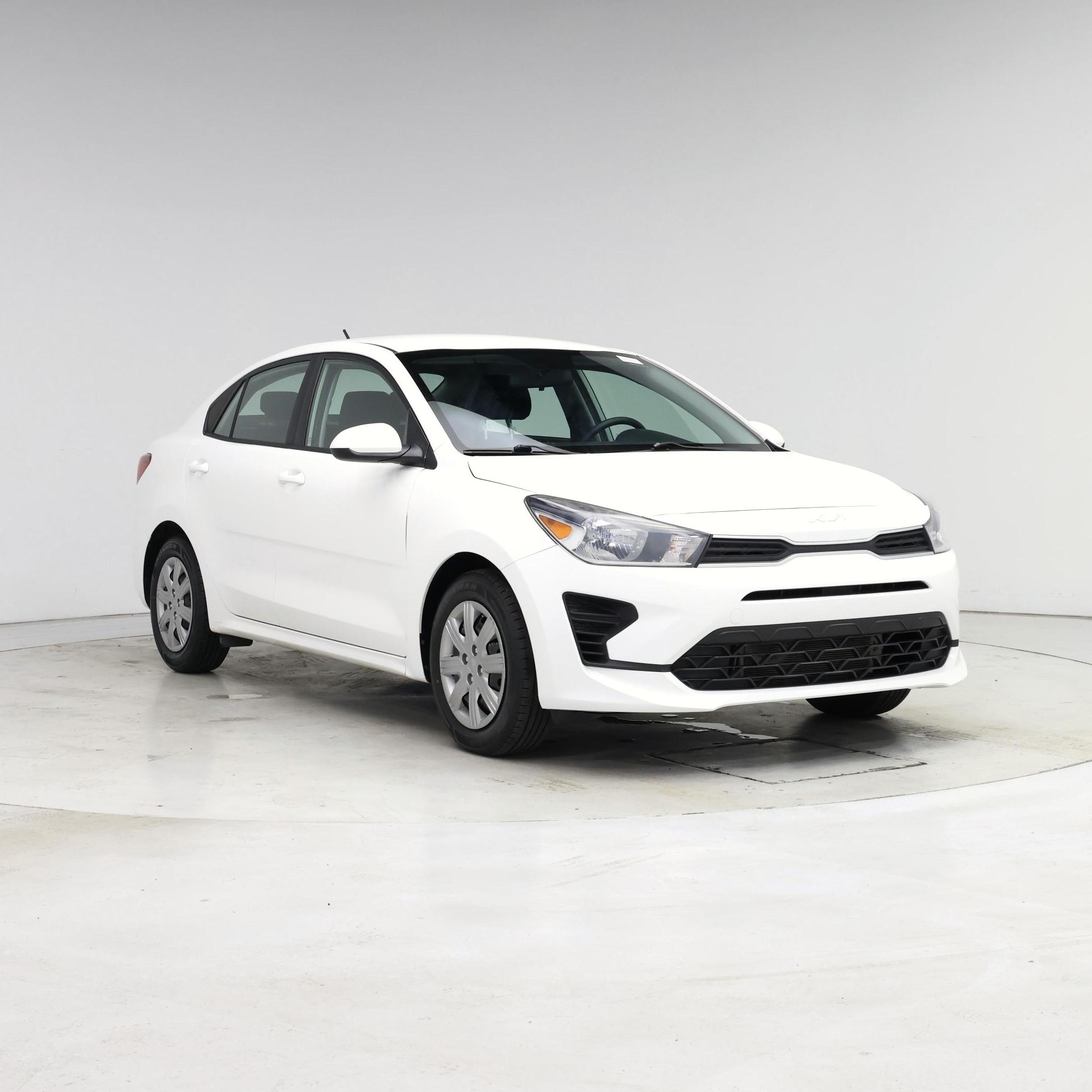 White 2022 Kia Rio Sedan Front-Wheel Drive Automatic