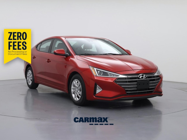 Red 2020 Hyundai Elantra Sedan Front-Wheel Drive Automatic