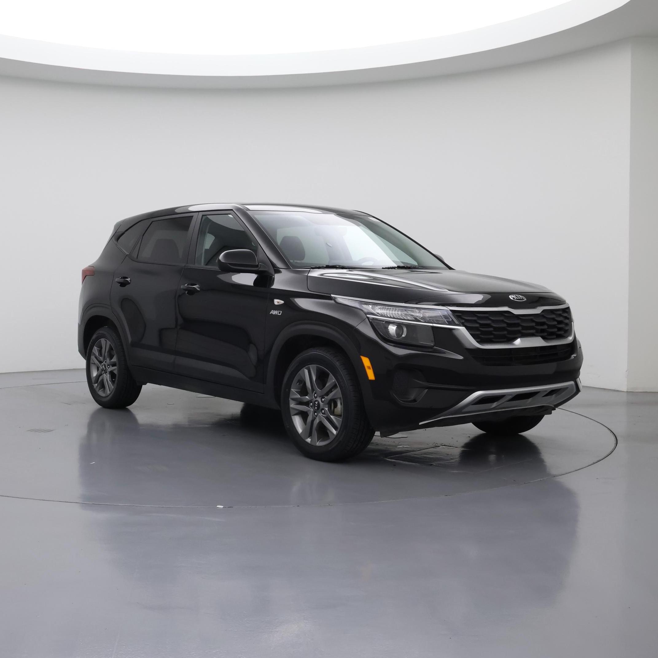 Black 2021 Kia Seltos SUV / Crossover All-Wheel Drive Automatic