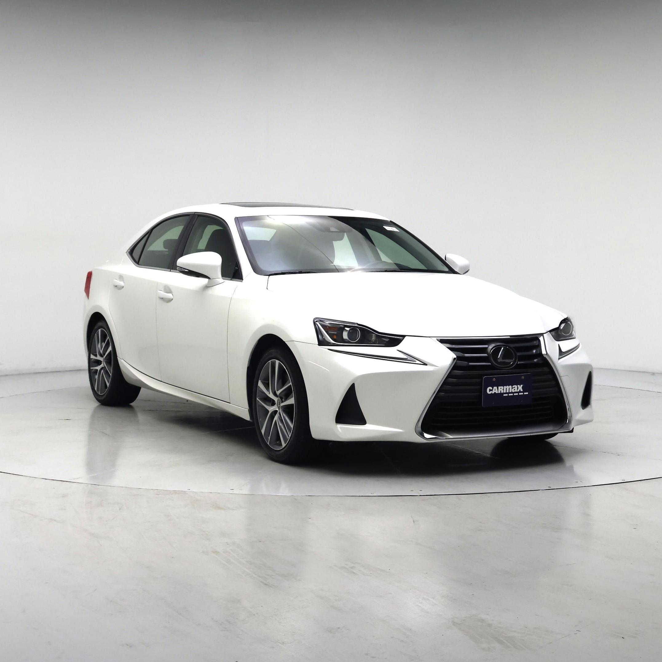 White 2020 Lexus IS Sedan Rear-Wheel Drive Automatic