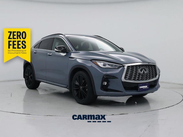 Gray 2023 INFINITI QX55 SUV / Crossover All-Wheel Drive Automatic