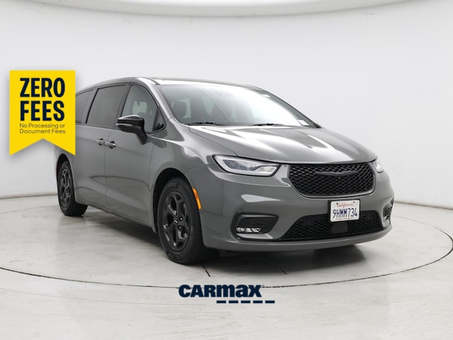 Gray 2023 Chrysler Pacifica Hybrid Minivan Front-Wheel Drive Automatic