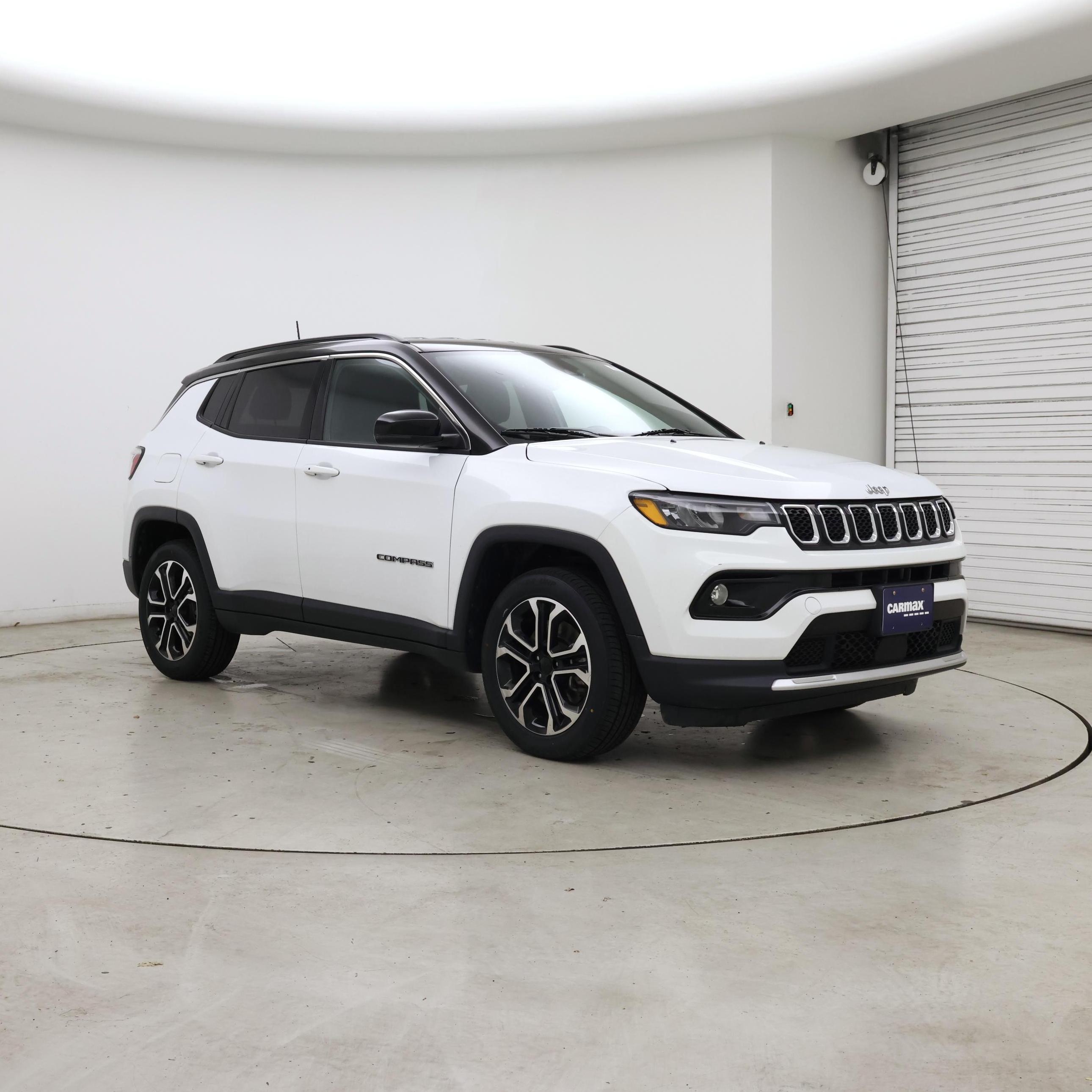 White 2023 Jeep Compass SUV / Crossover Four-Wheel Drive Automatic