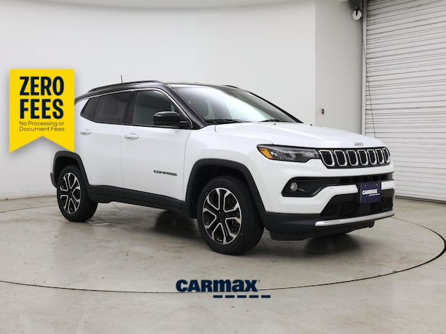 White 2023 Jeep Compass SUV / Crossover Four-Wheel Drive Automatic