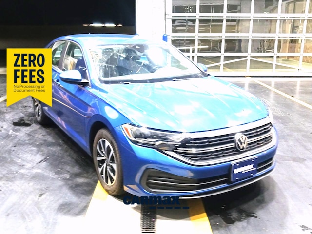 Blue 2024 Volkswagen Jetta Sedan Front-Wheel Drive Automatic