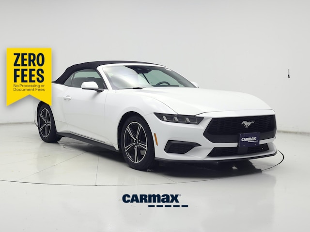 White 2025 Ford Mustang Convertible Rear-Wheel Drive Automatic