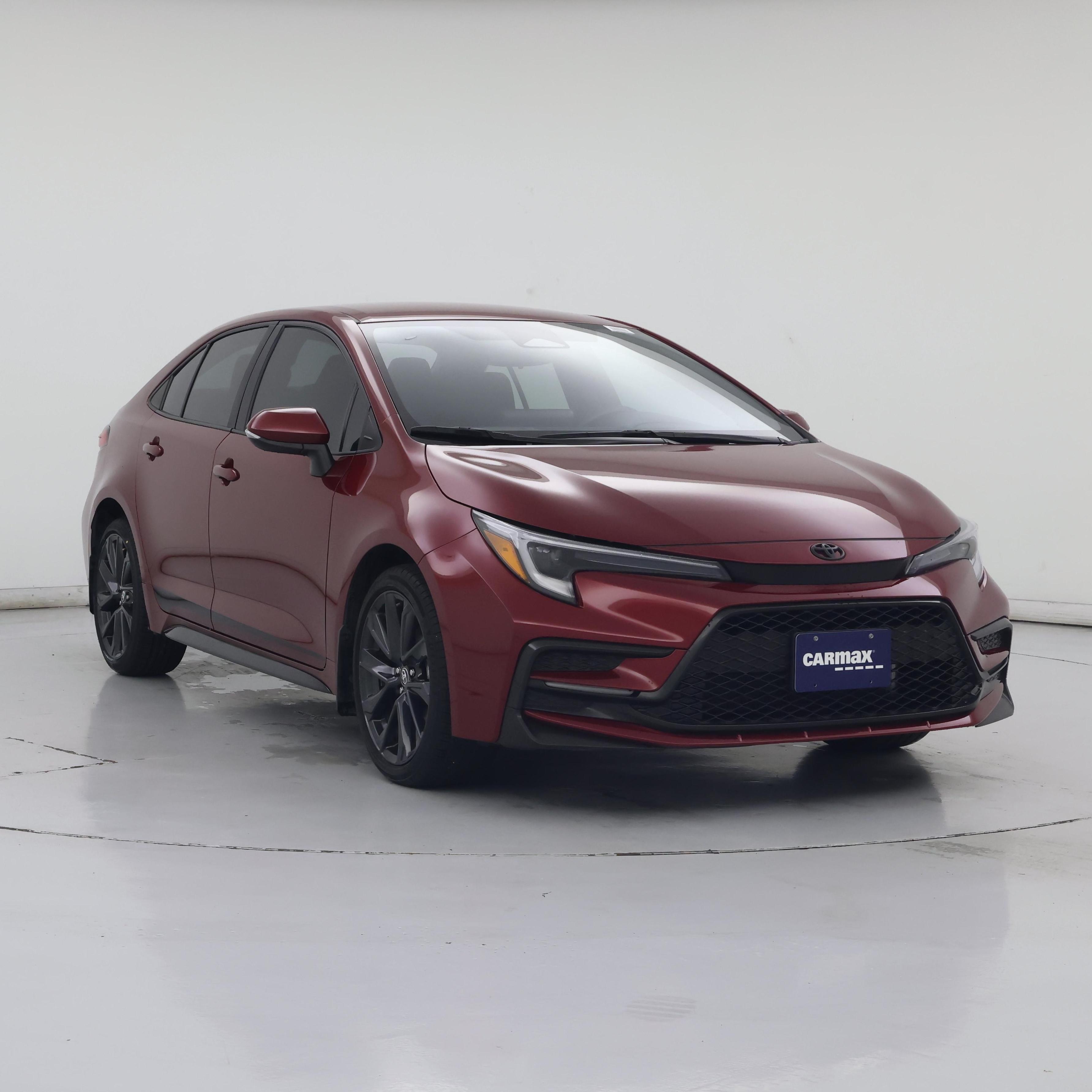 Red 2025 Toyota Corolla Sedan Front-Wheel Drive Automatic