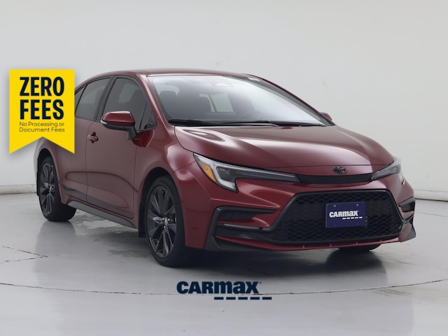 Red 2025 Toyota Corolla Sedan Front-Wheel Drive Automatic