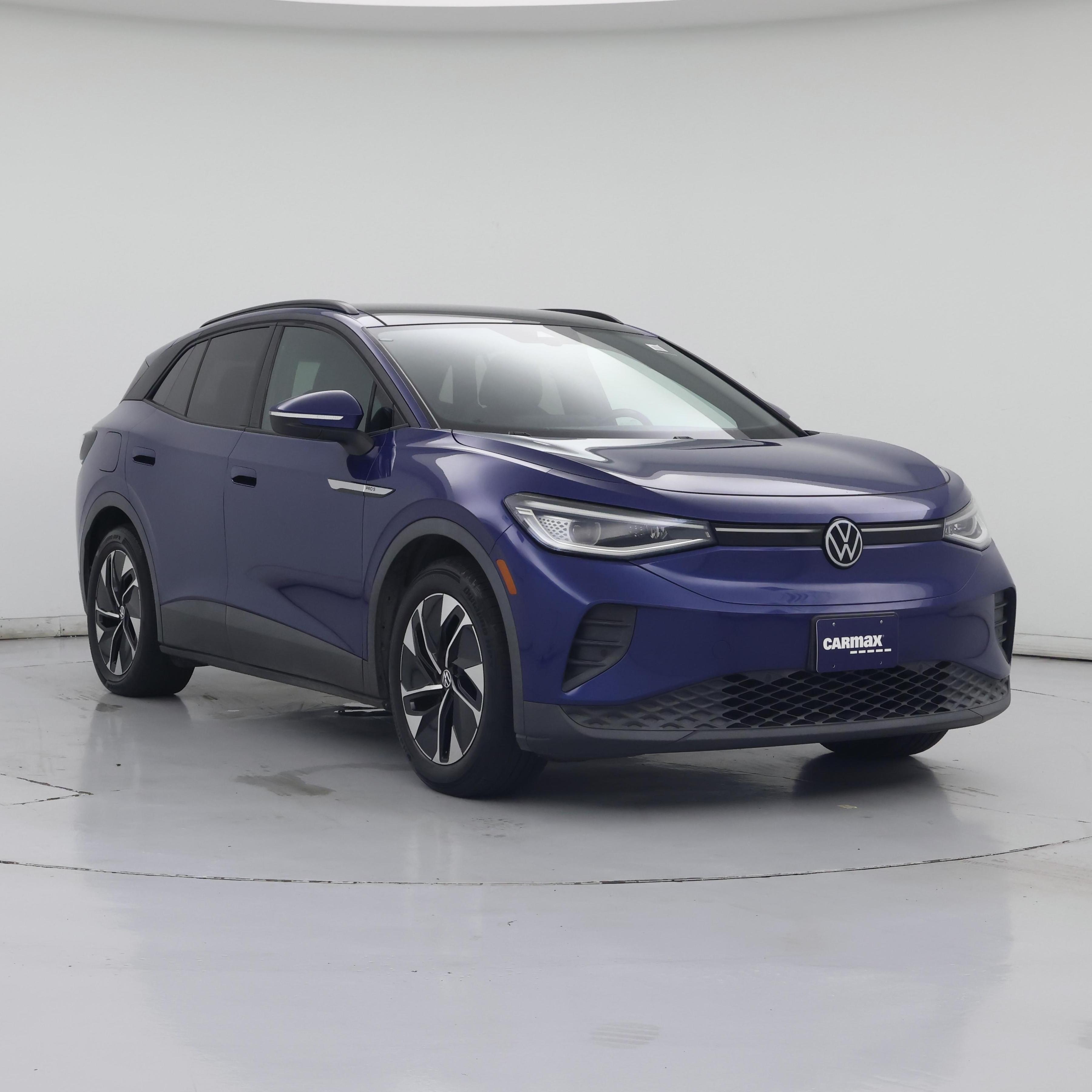 Blue 2021 Volkswagen ID.4 SUV / Crossover Rear-Wheel Drive Automatic