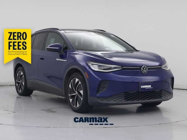 Blue 2021 Volkswagen ID.4 SUV / Crossover Rear-Wheel Drive Automatic