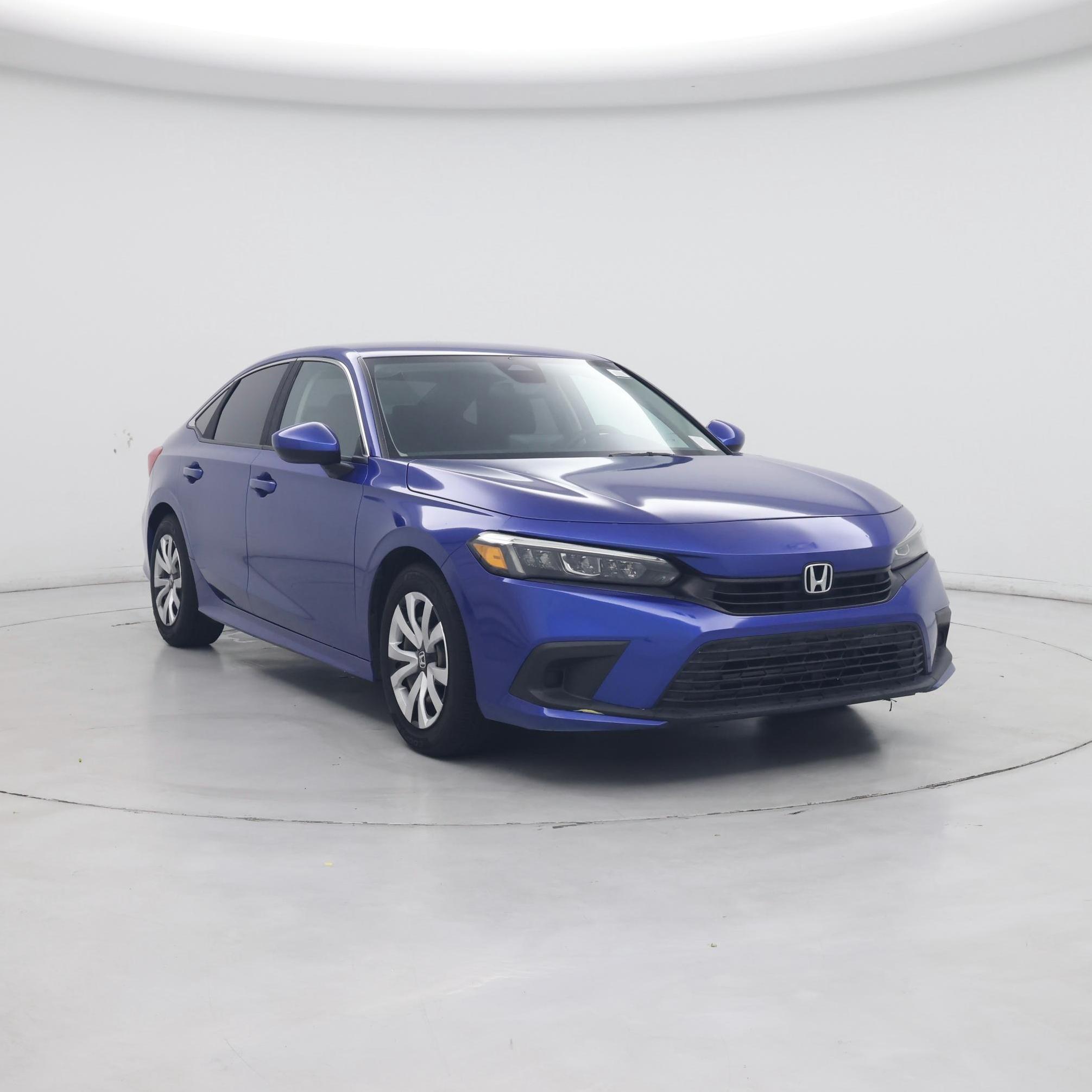 Blue 2022 Honda Civic Sedan Front-Wheel Drive Automatic