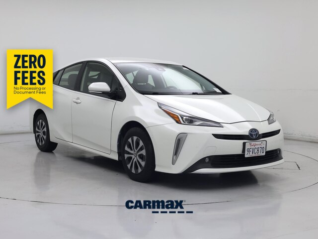 White 2019 Toyota Prius Hatchback All-Wheel Drive Automatic