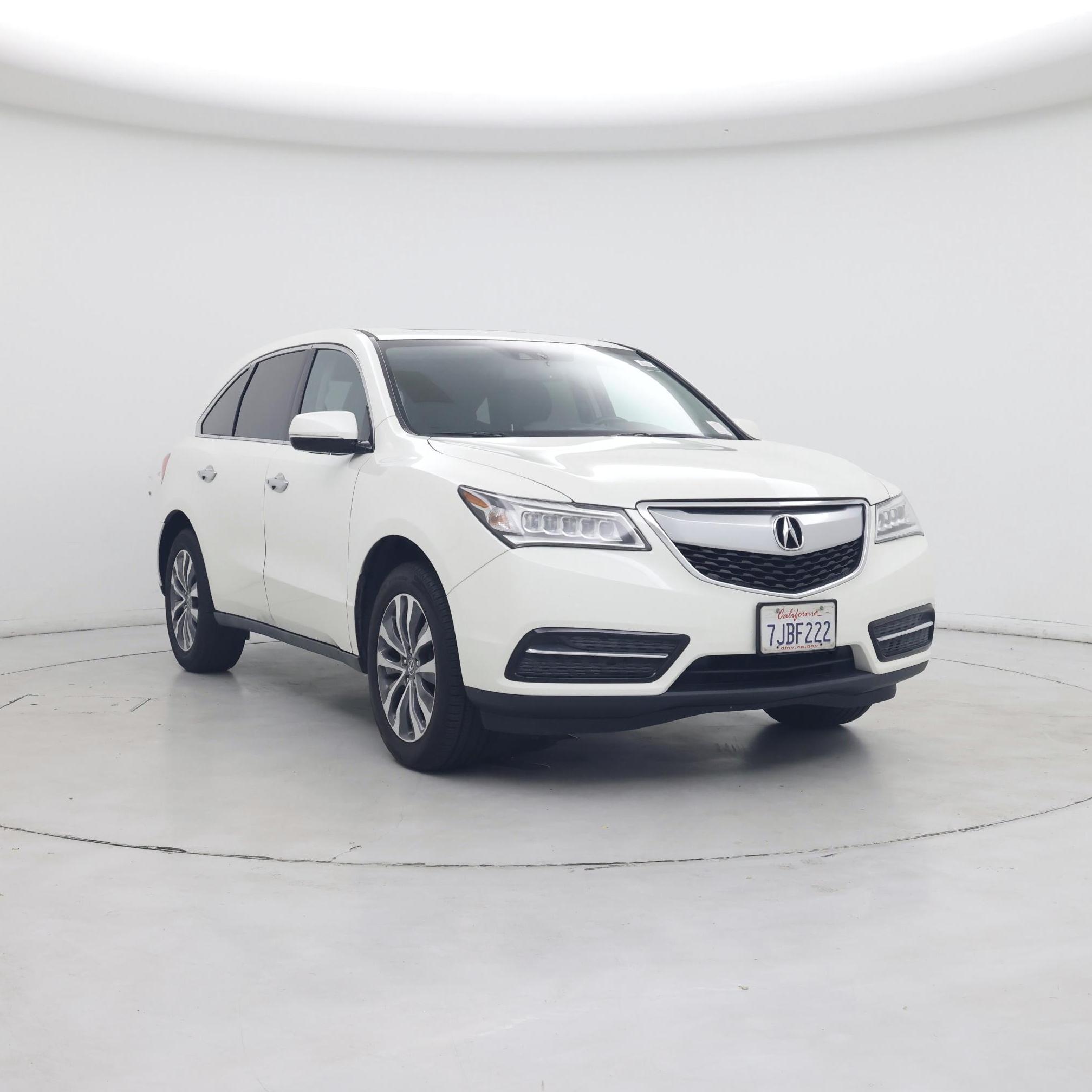 White 2015 Acura MDX SUV / Crossover Front-Wheel Drive Automatic