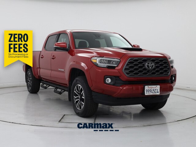 Red 2022 Toyota Tacoma Pickup Truck Four-Wheel Drive Automatic