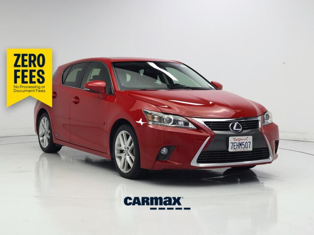 Red 2014 Lexus CT Hybrid Wagon Front-Wheel Drive Automatic