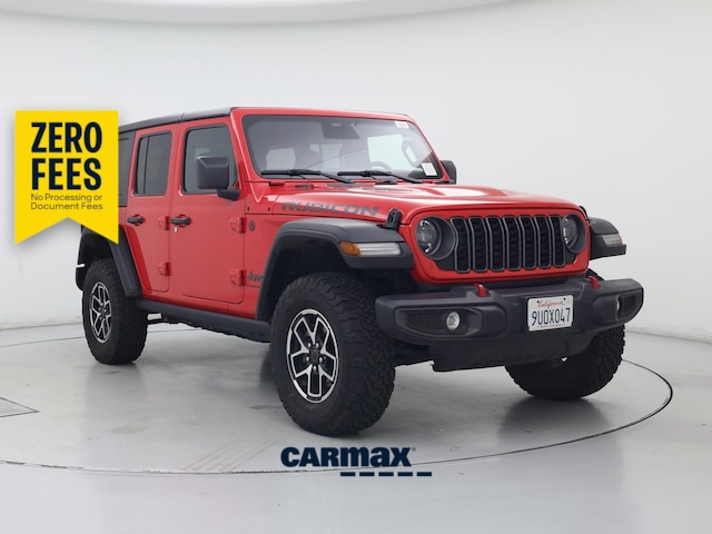 Red 2025 Jeep Wrangler SUV / Crossover Four-Wheel Drive Automatic