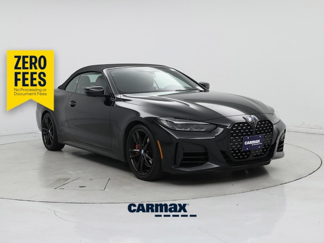 Black 2023 BMW 4 Series Convertible Rear-Wheel Drive Automatic