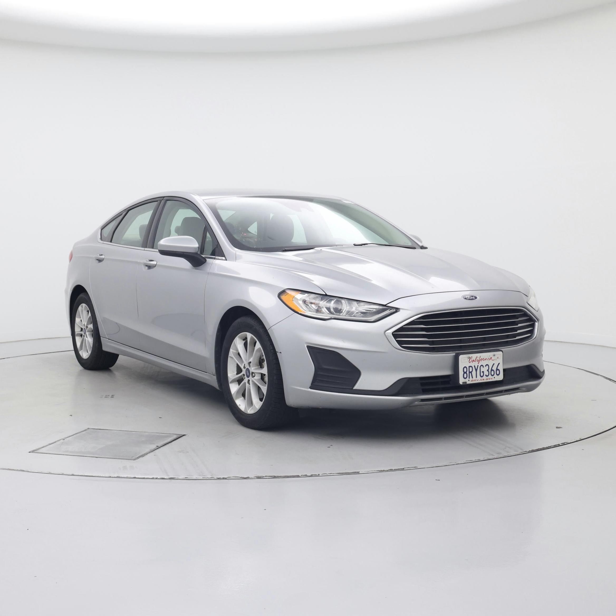 Silver 2020 Ford Fusion Sedan Front-Wheel Drive Automatic