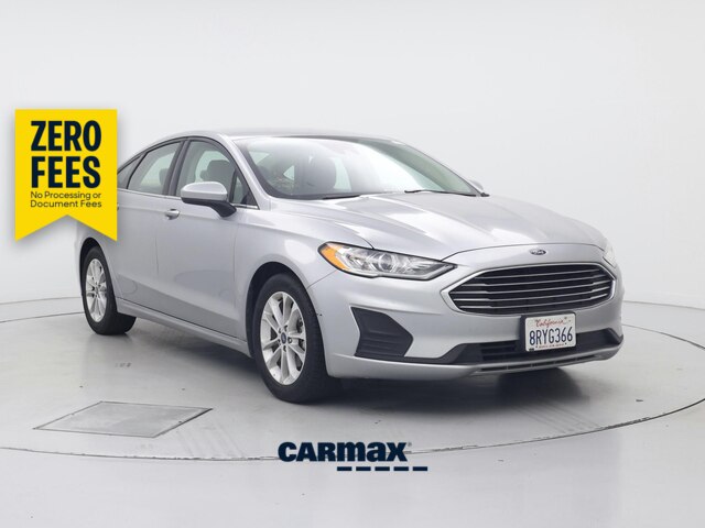 Silver 2020 Ford Fusion Sedan Front-Wheel Drive Automatic