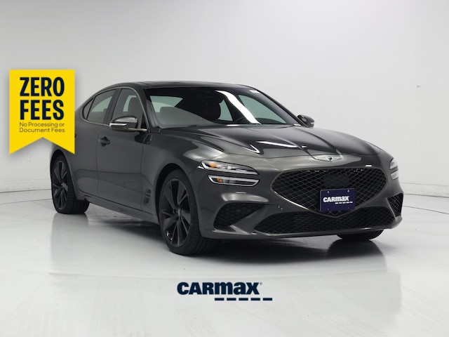 Gray 2023 Genesis G70 Sedan Rear-Wheel Drive Automatic