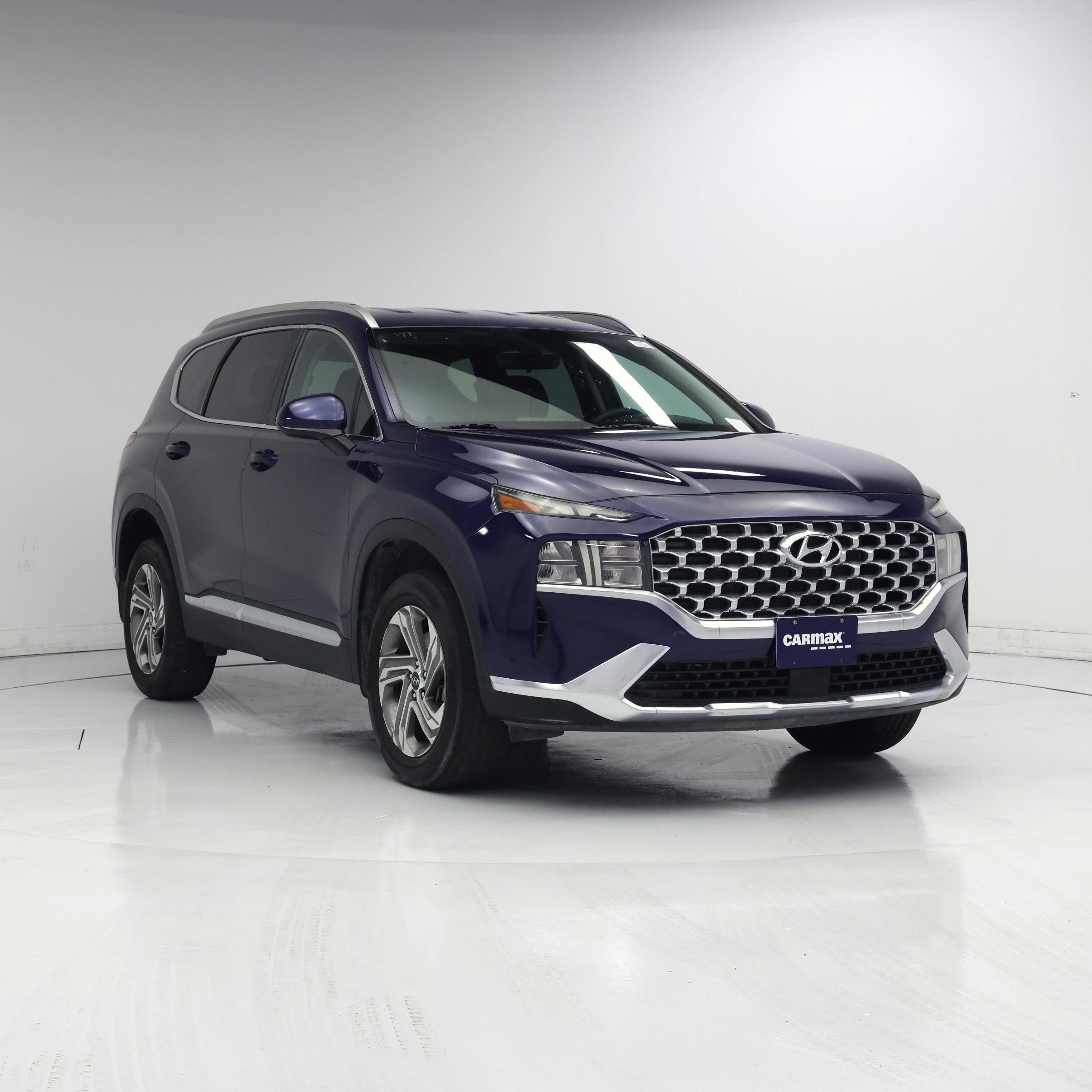 Blue 2022 Hyundai Santa Fe SUV / Crossover All-Wheel Drive Automatic