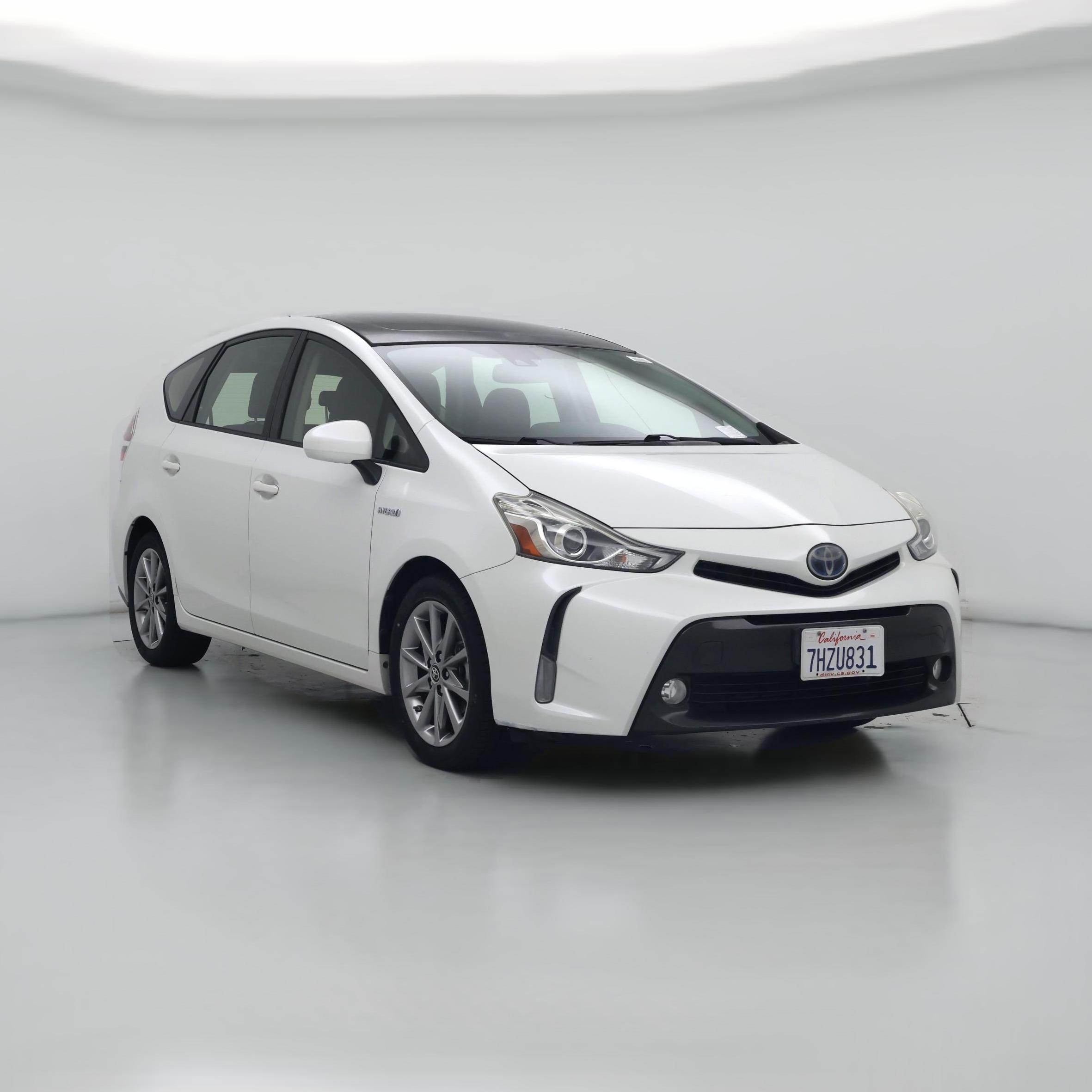 Used White Toyota Prius v near me for sale
