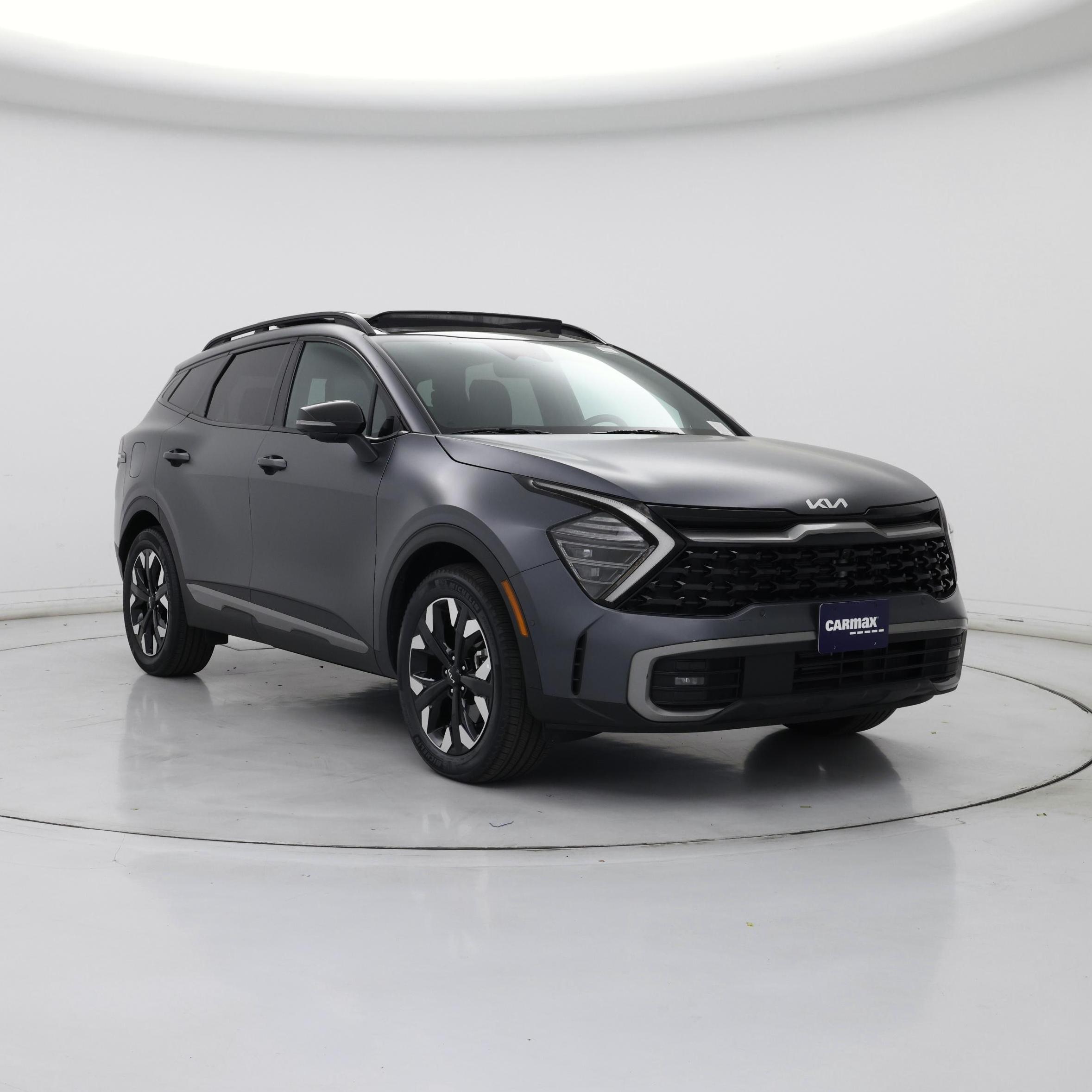 Gray 2023 Kia Sportage Hybrid Plug-In SUV / Crossover All-Wheel Drive Automatic
