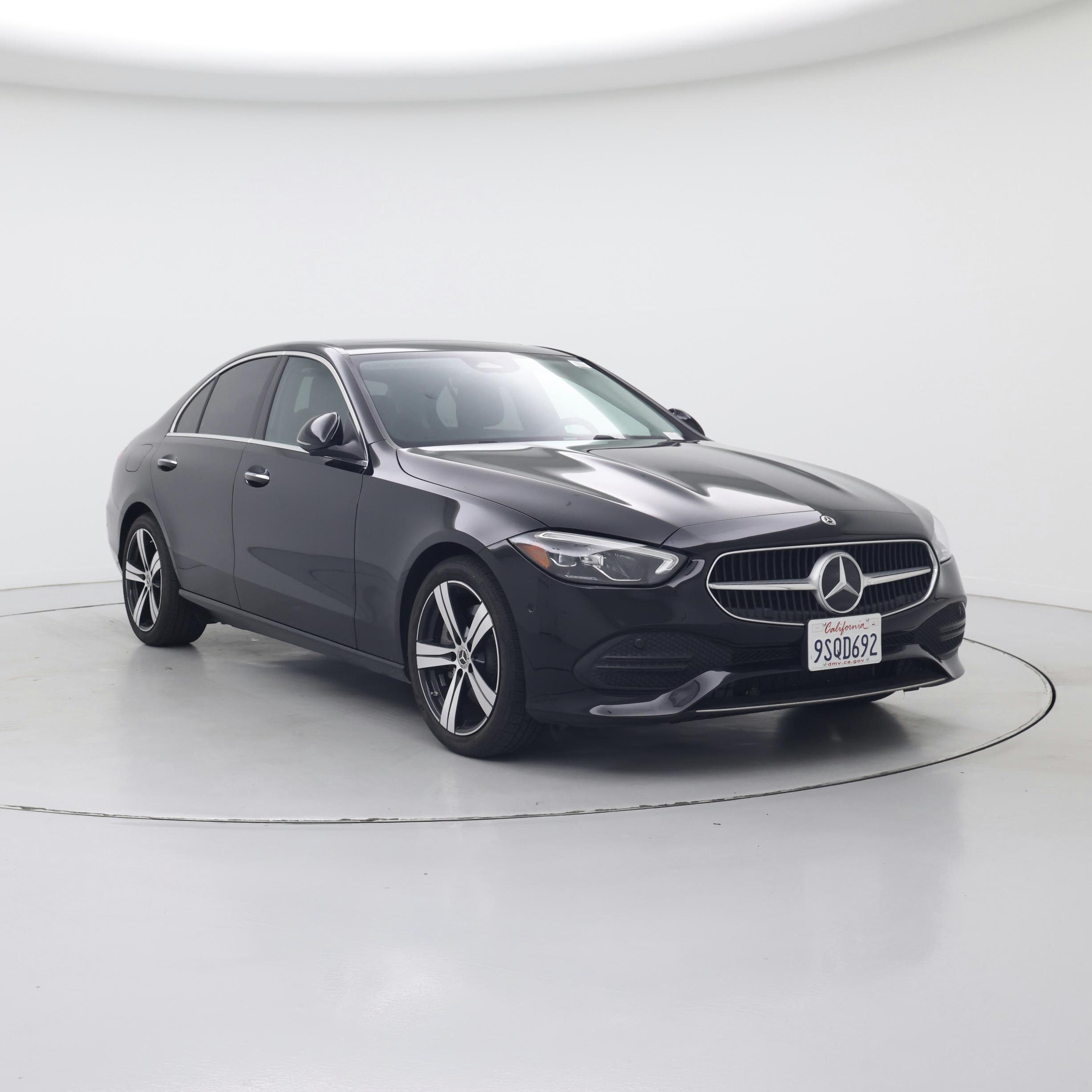 Black 2025 Mercedes-Benz C-Class Sedan Rear-Wheel Drive Automatic
