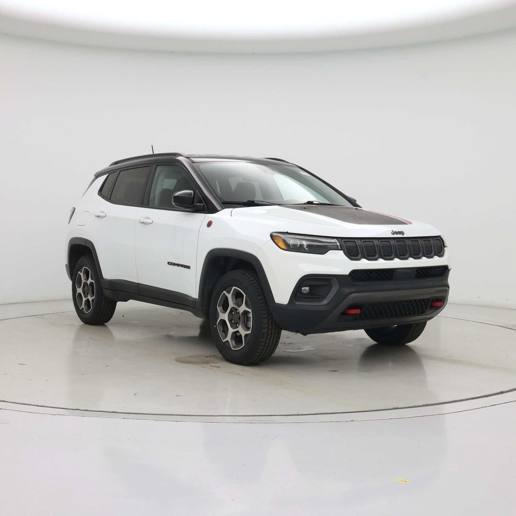 White 2022 Jeep Compass SUV / Crossover Four-Wheel Drive Automatic